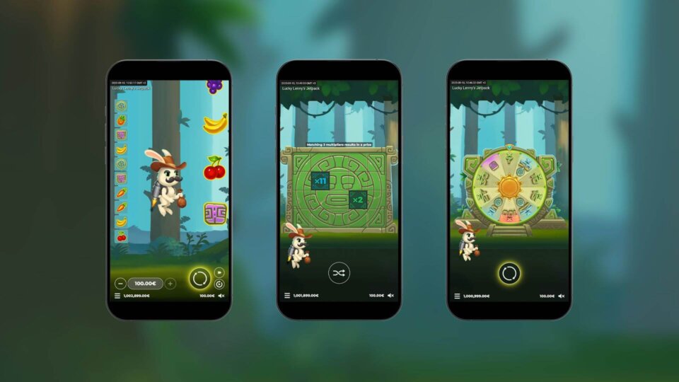 Lucky Lenny jetpack vertical slot mobile