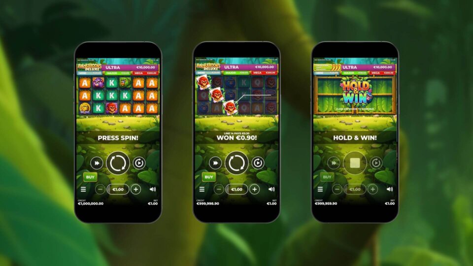 Bad baboons deluxe slot game mobile