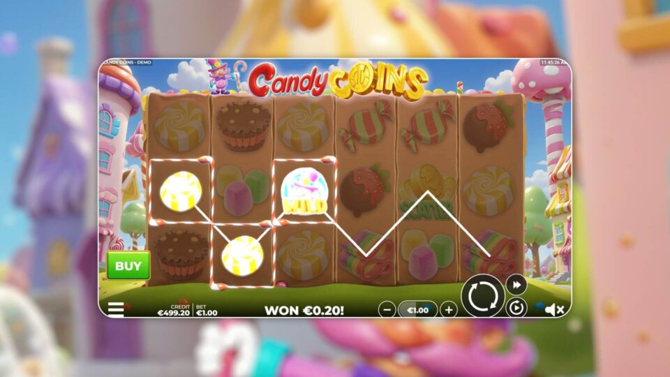 candy coins slot games win