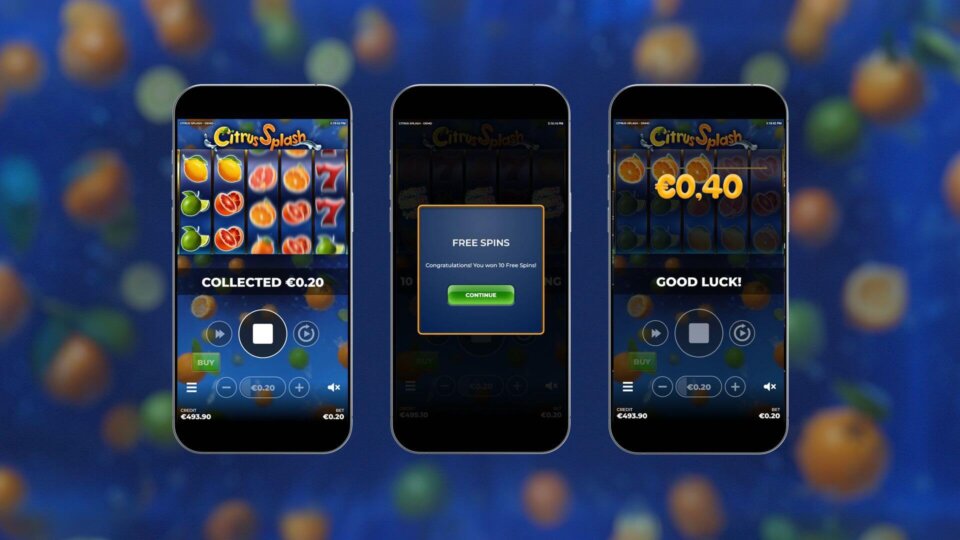 citrus splash slot games mibile