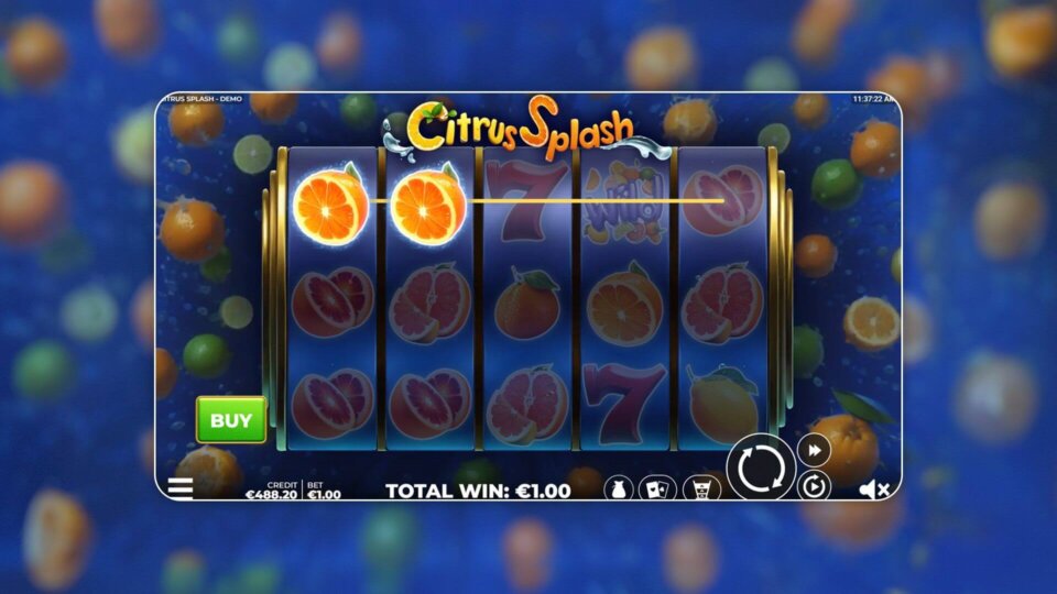 citrus splash slot games win