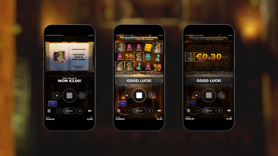 crypt of giza secrets unveiled slot game mobile
