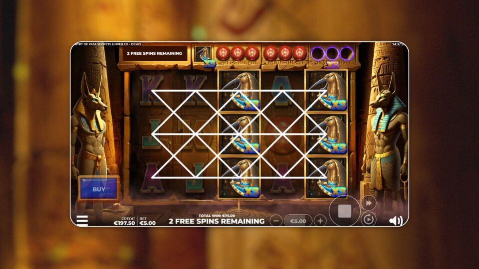 crypt of giza secrets unveiled slot game win