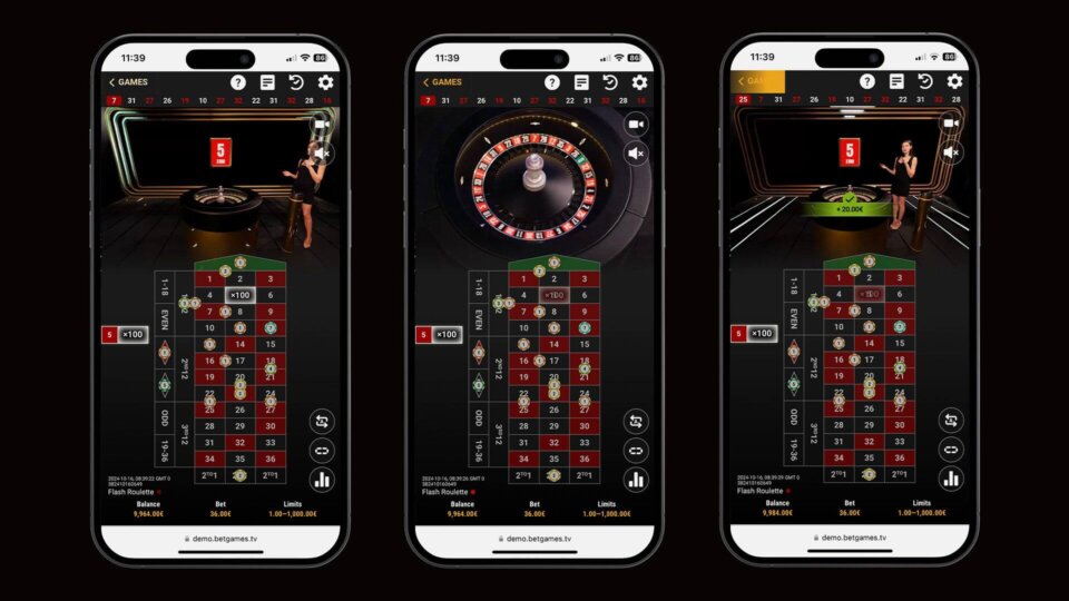 flash roulette live game mobile