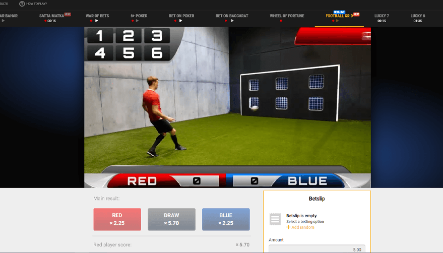 football grid live game desktop