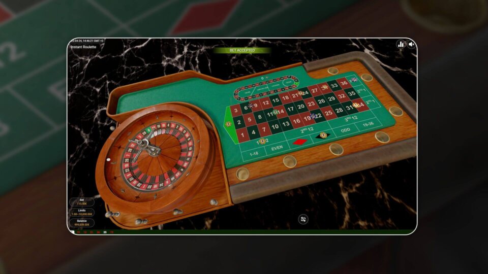 instant roulette RNG game desktop