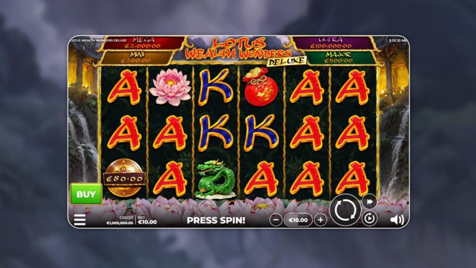 lotus wealth wonders deluxe slot game desktop
