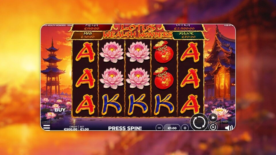 lotus wealth wonders slot game desktop