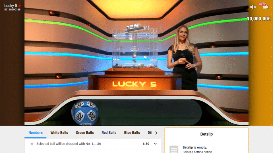 lucky 5 lottery live game desktop