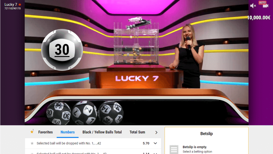 lucky 7 lottery live game desktop