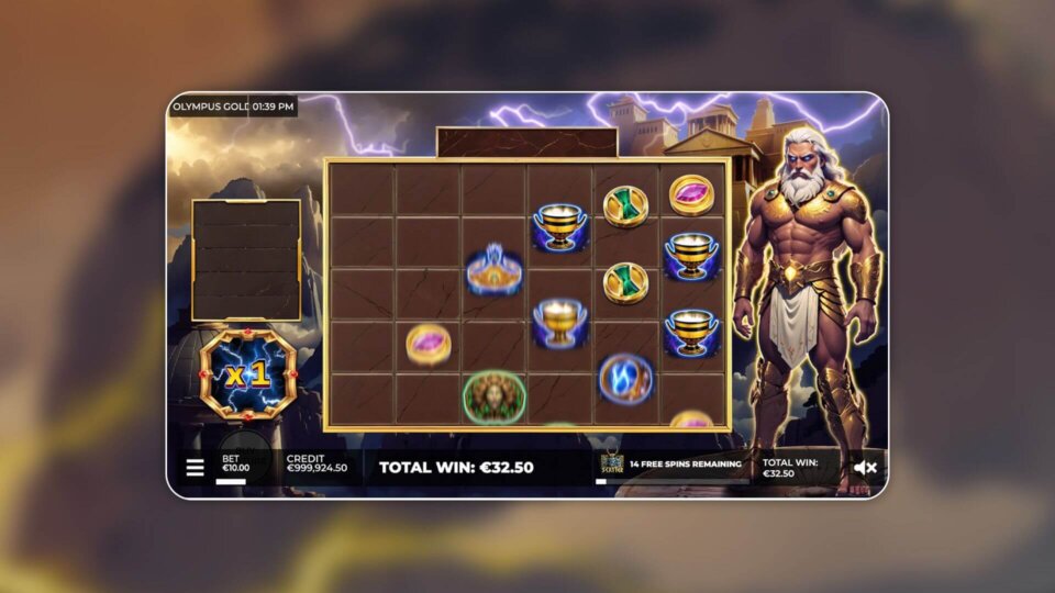 olympus gold slot game gameplay