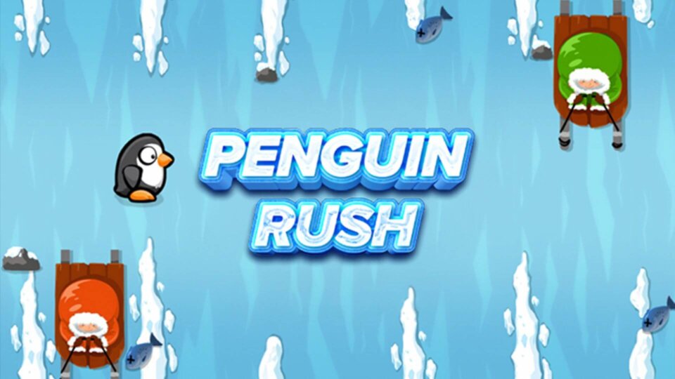 penguin rush tap game