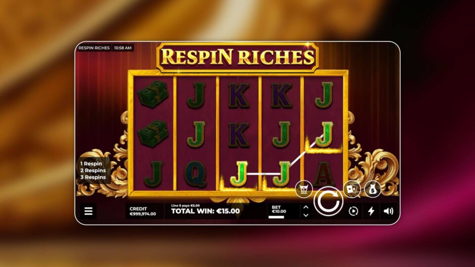 respin riches slot win
